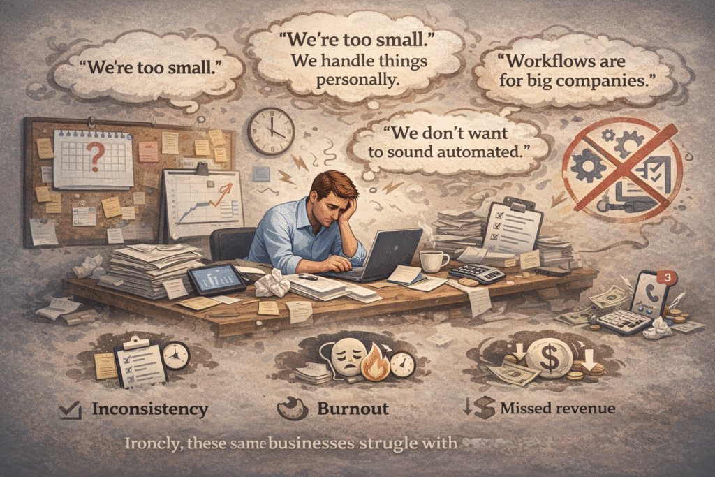 Why Small Businesses Resist Workflows