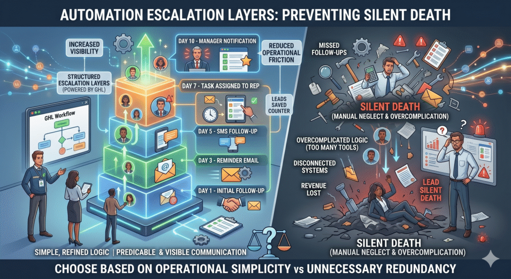 Automation Escalation Layers