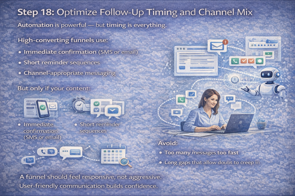 Optimize Follow-Up Timing and Channel Mix