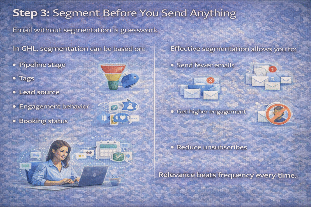 Segment Before You Send Anything