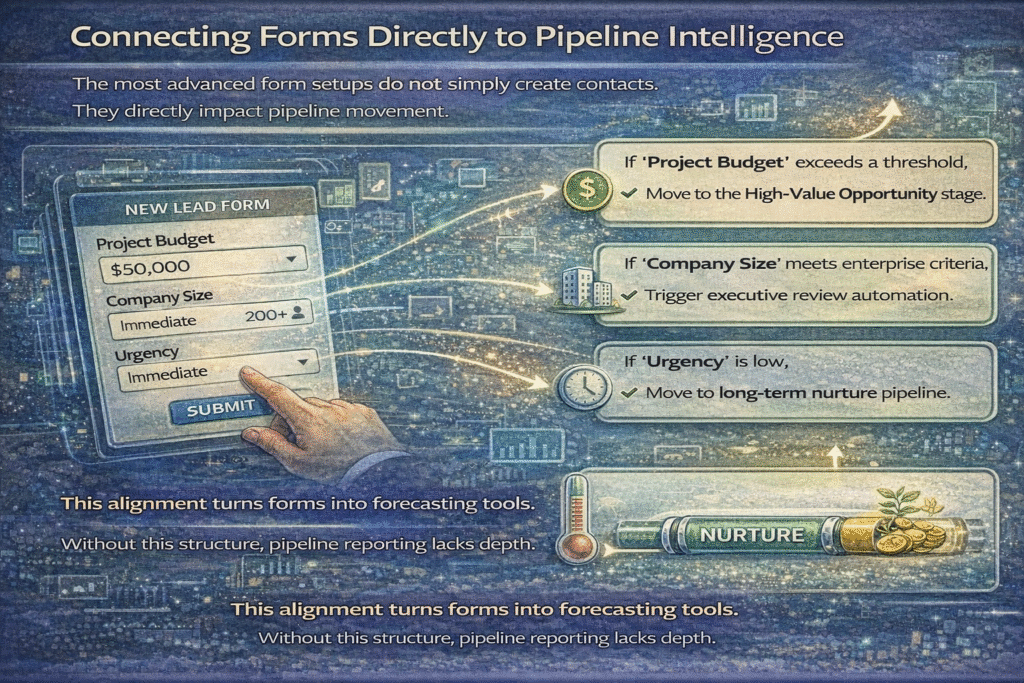 Connecting Forms Directly to Pipeline Intelligence