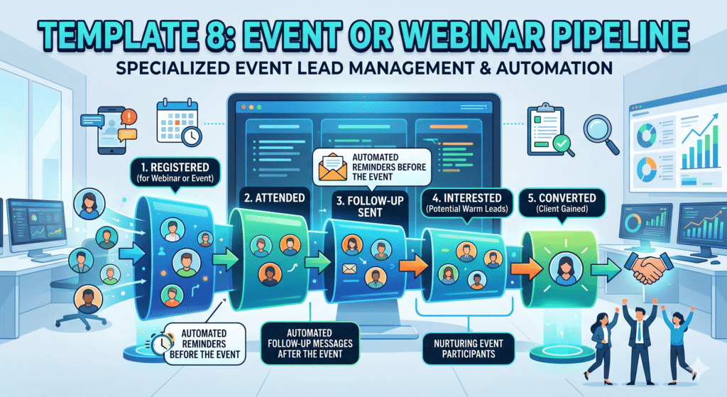 Template 8: Event or Webinar Pipeline