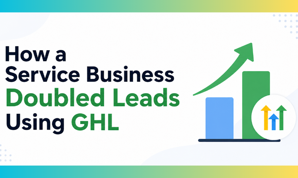 How a Service Business Doubled Leads Using GHL