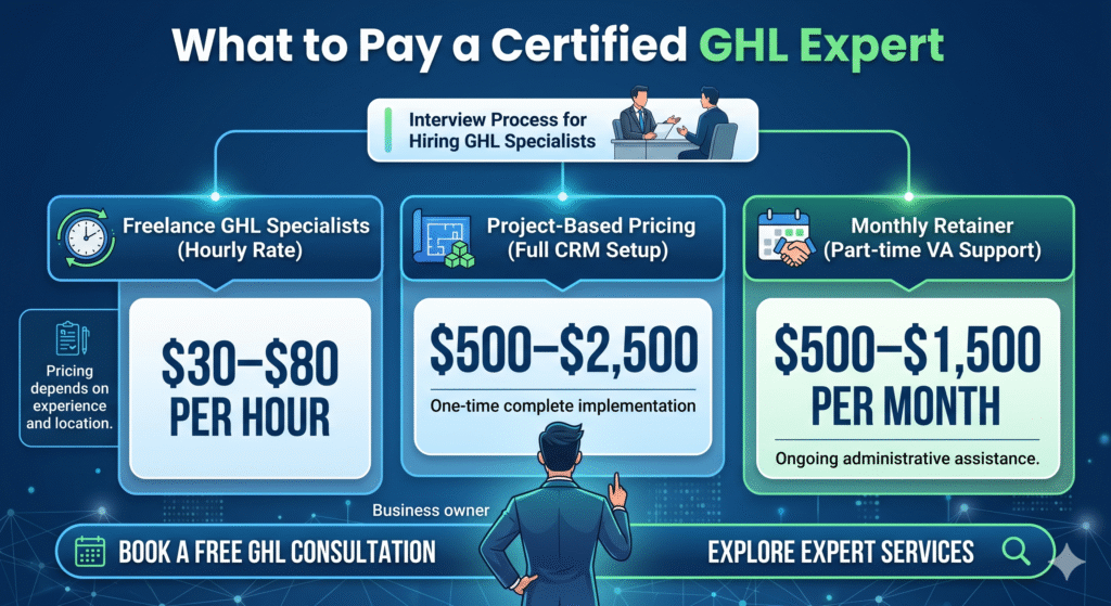 What to pay a GHL expert