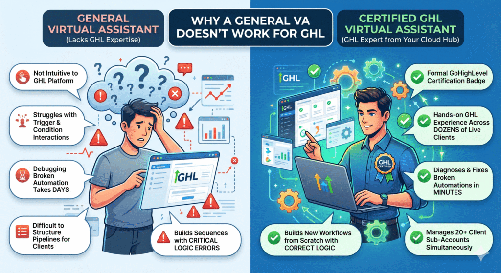 Why a General VA Doesn't Work for GHL