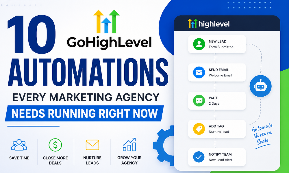 10 GoHighLevel Automations Every Marketing Agency Needs Running Right Now