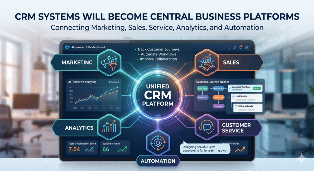 CRM Systems Will Become Central Business Platforms