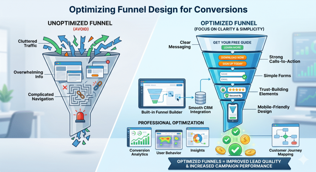 Optimizing Funnel Design for Conversions