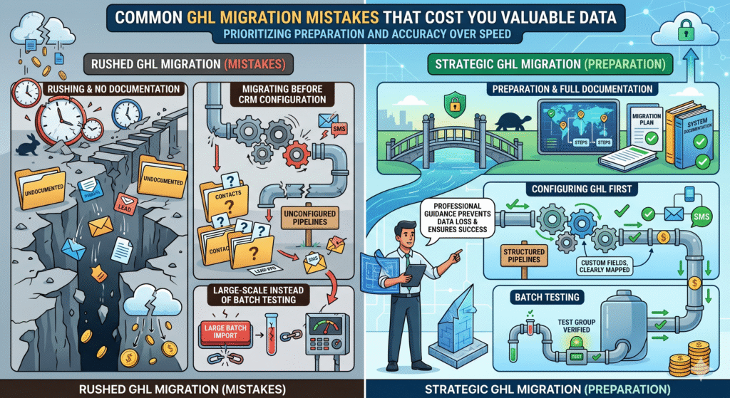Common GHL Migration Mistakes 