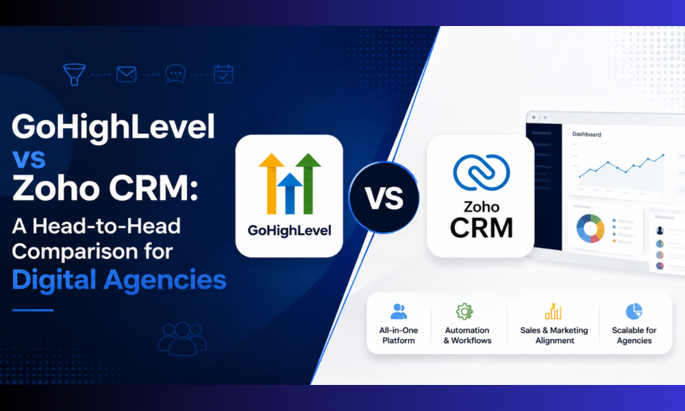 GoHighLevel vs Zoho CRM: A Head-to-Head Comparison for Digital Agencies