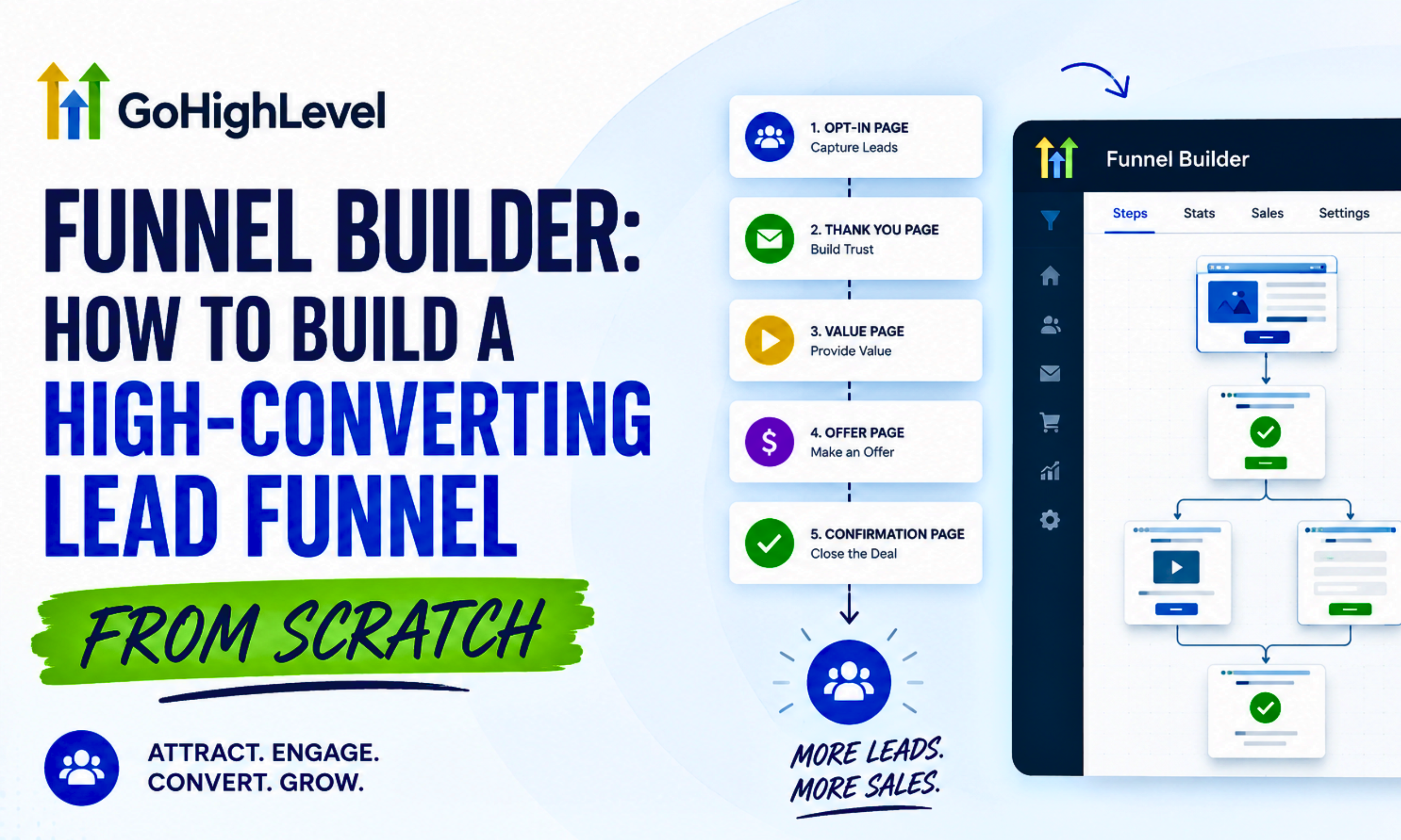 GoHighLevel Funnel Builder: How to Build a High-Converting Lead Funnel from Scratch