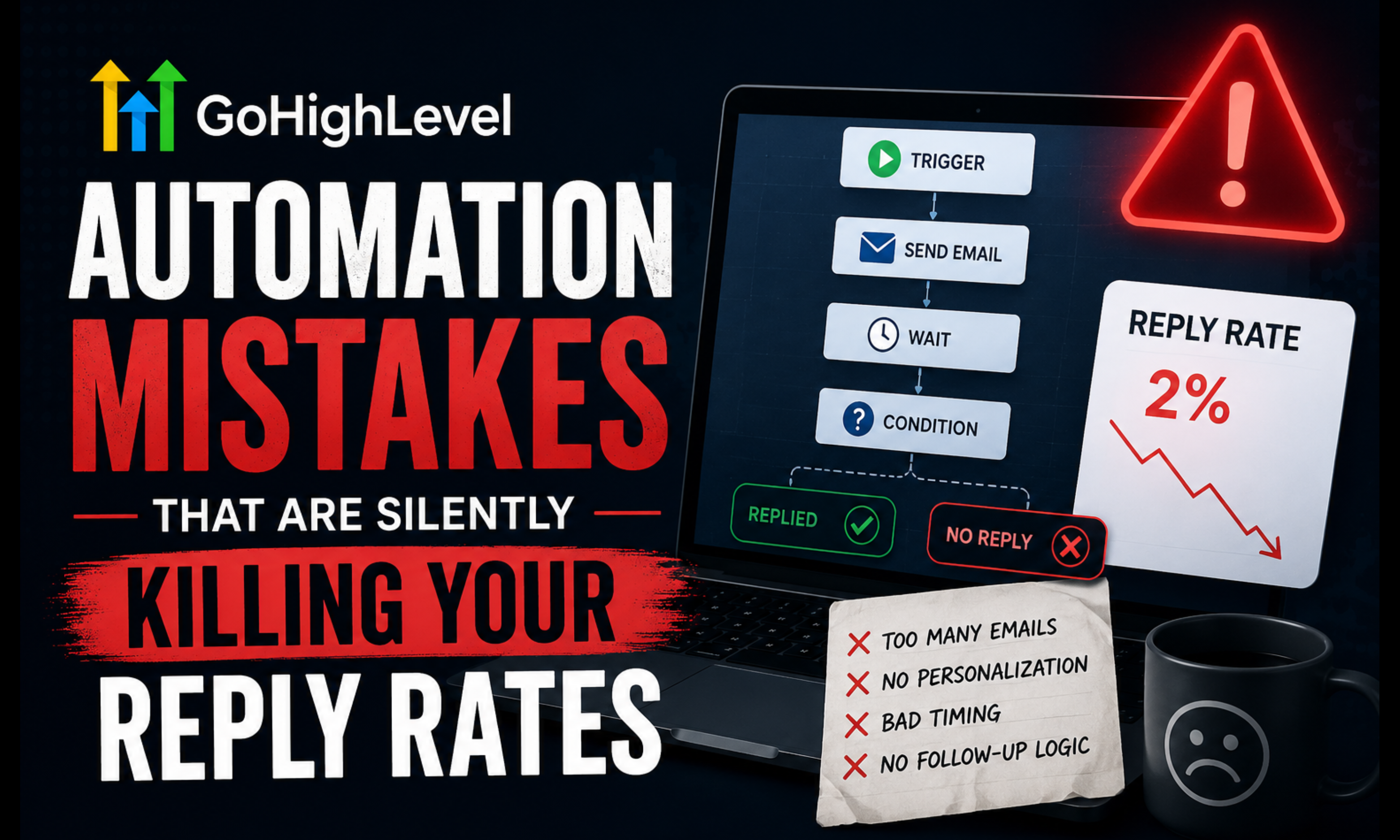 GoHighLevel Automation Mistakes That Are Silently Killing Your Reply Rates