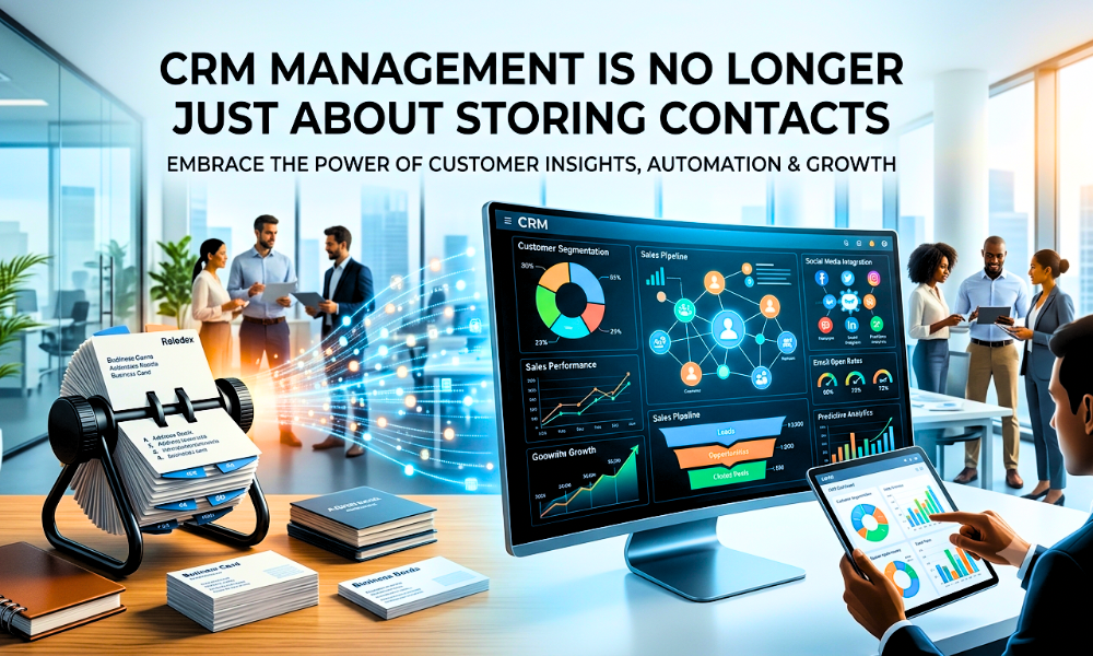 CRM Management Is No Longer Just About Storing Contacts