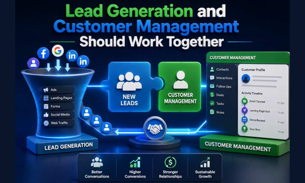 Lead Generation and Customer Management Should Work Together