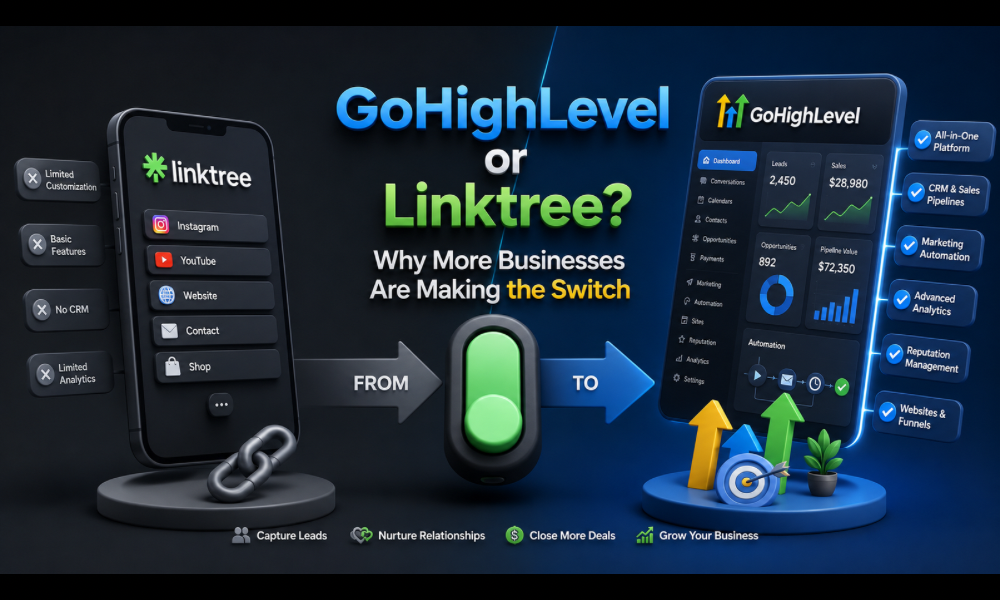 GoHighLevel or Linktree? Why More Businesses Are Making the Switch