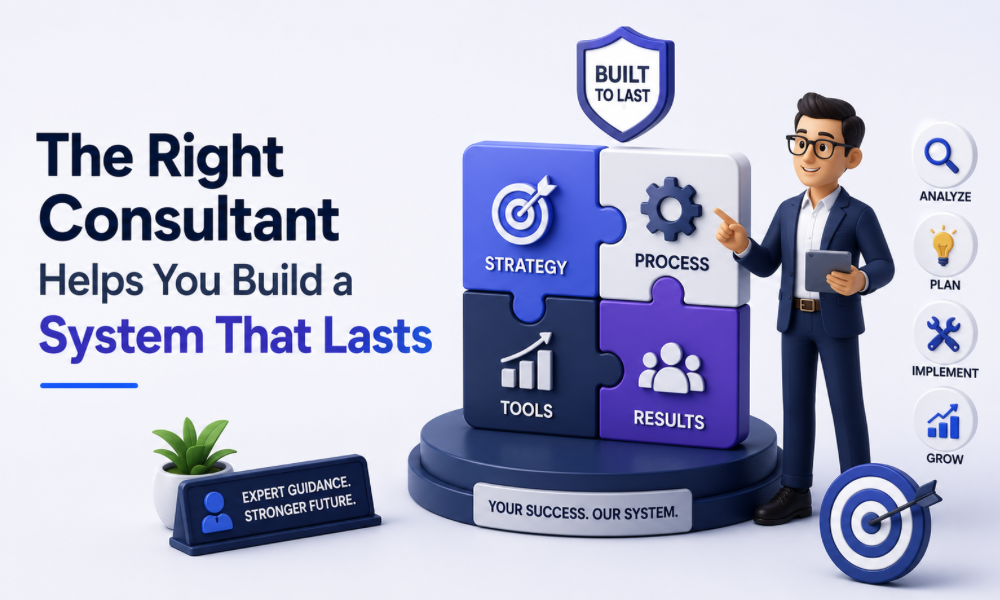 The Right Consultant Helps You Build a System That Lasts