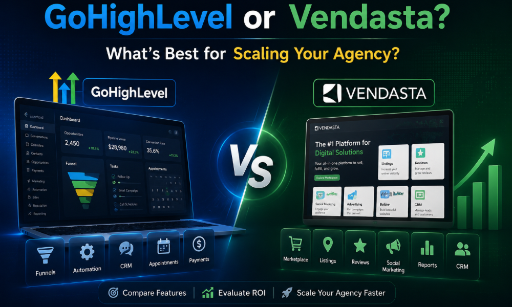 GoHighLevel or Vendasta? What's Best for Scaling Your Agency