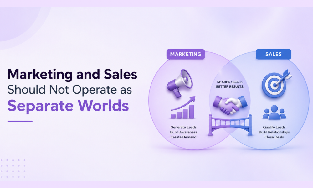 Marketing and Sales Should Not Operate as Separate Worlds