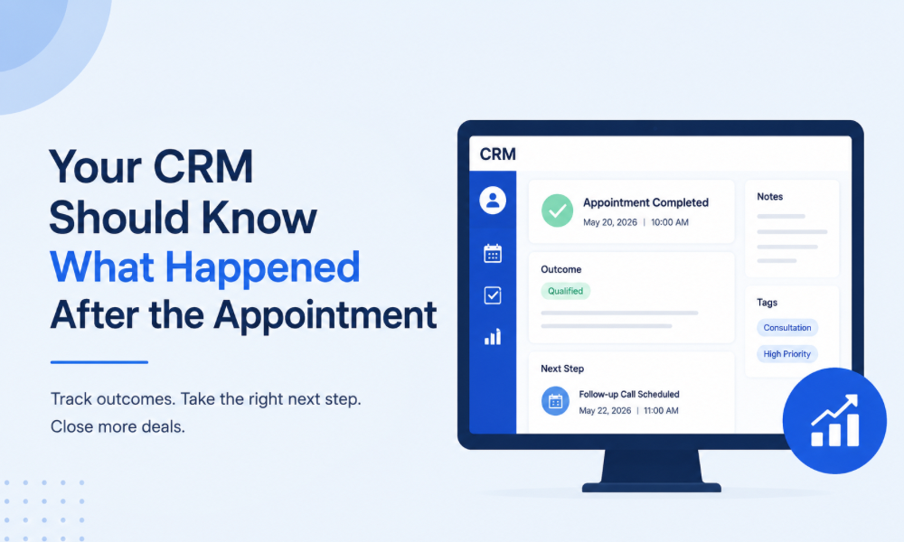 Your CRM Should Know What Happened After the Appointment