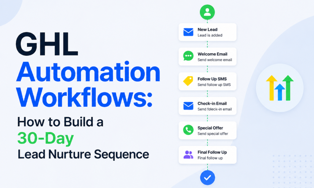 GHL Automation Workflows: How to Build a 30-Day Lead Nurture Sequence
