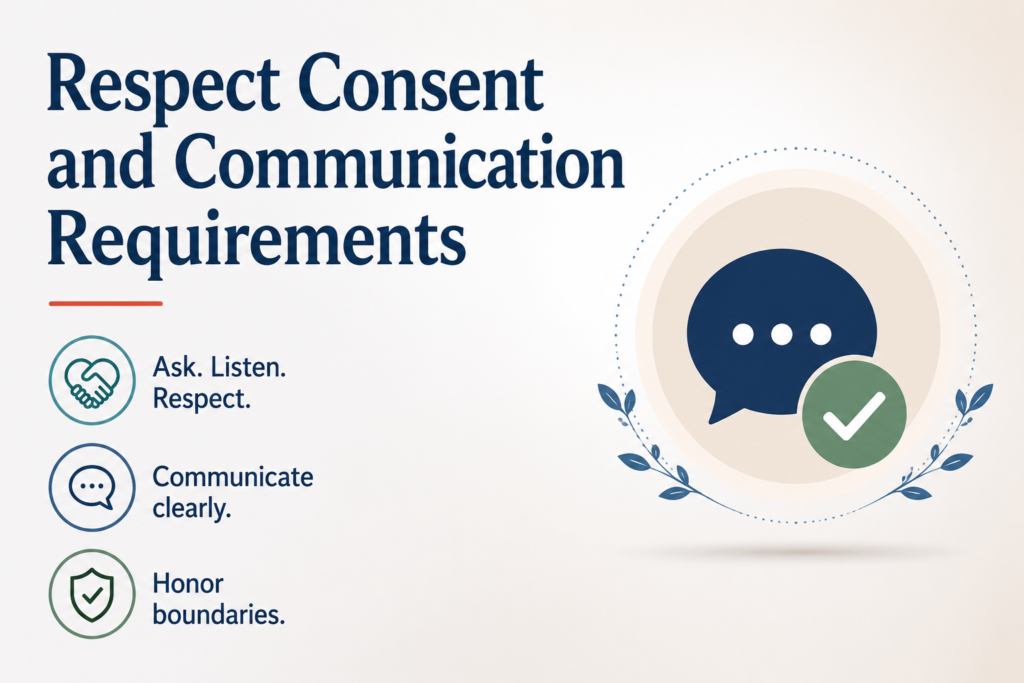Respect Consent and Communication Requirements