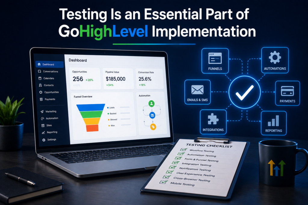 Testing Is an Essential Part of GoHighLevel Implementation