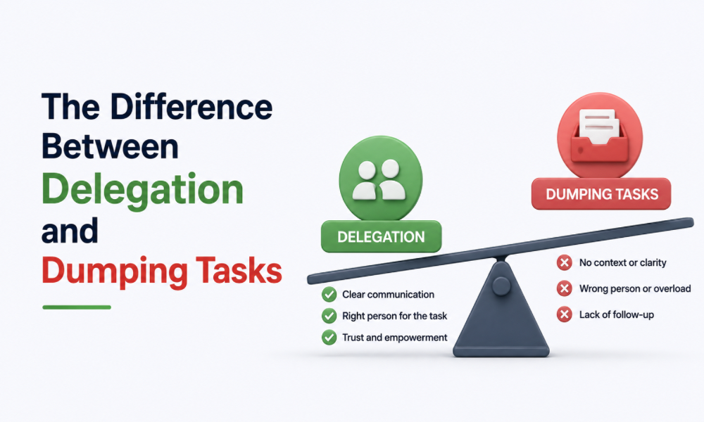 The Difference Between Delegation and Dumping Tasks