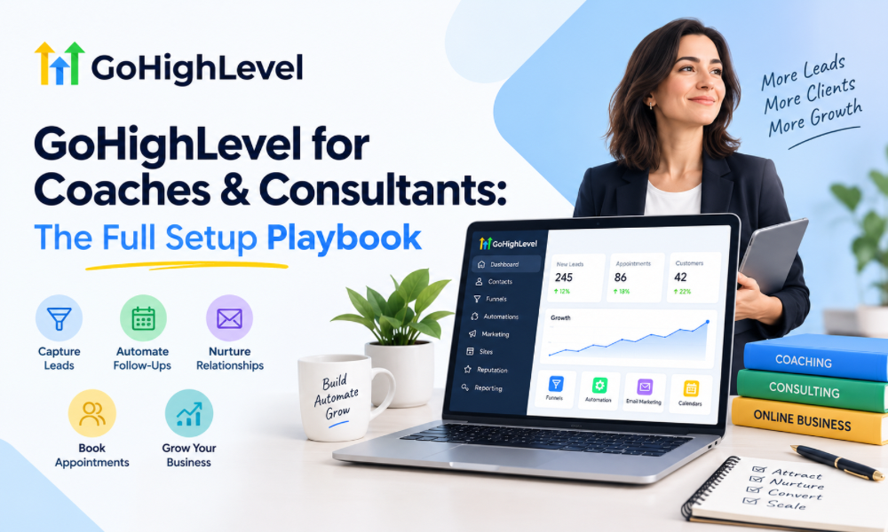GoHighLevel for Coaches & Consultants: The Full Setup Playbook