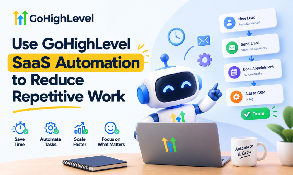 Use GoHighLevel SaaS Automation to Reduce Repetitive Work