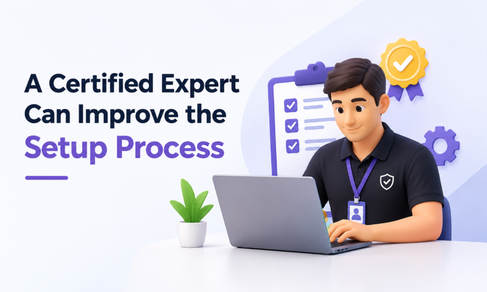 A Certified Expert Can Improve the Setup Process