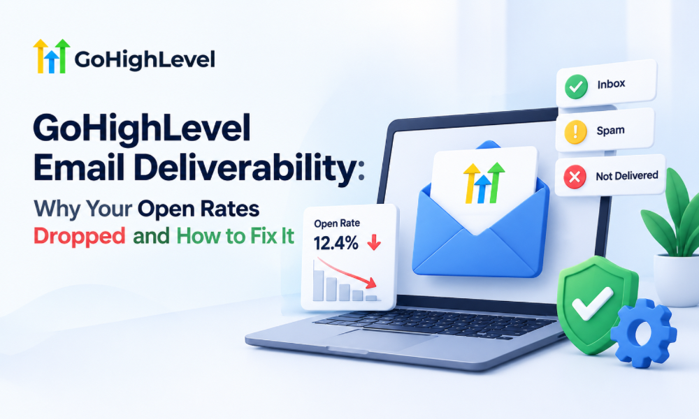 GoHighLevel Email Deliverability: Why Your Open Rates Dropped and How to Fix It