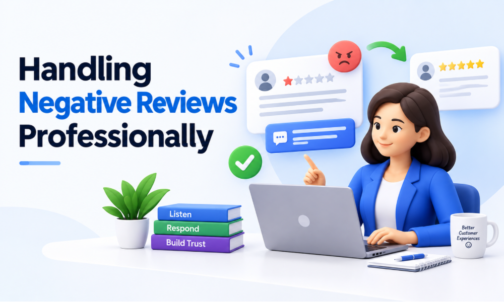 Handling Negative Reviews Professionally