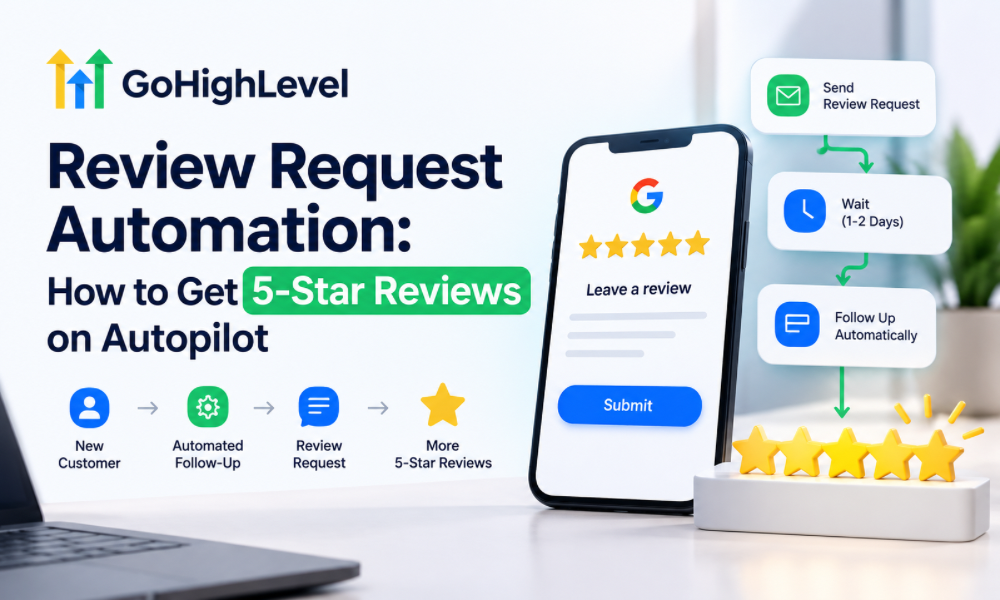 GoHighLevel Review Request Automation: How to Get 5-Star Reviews on Autopilot