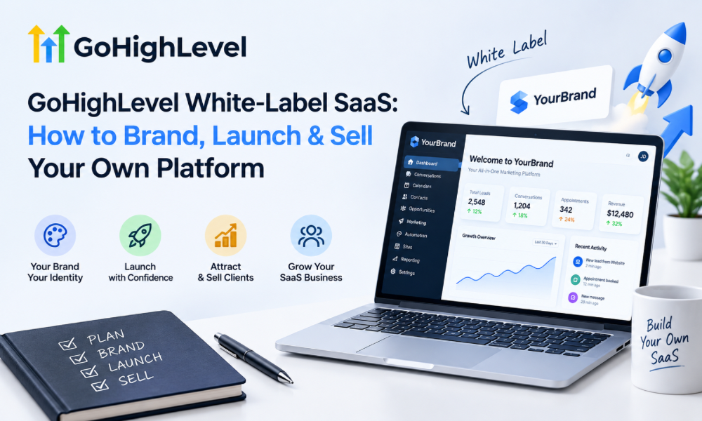 GoHighLevel White-Label SaaS: How to Brand, Launch & Sell Your Own Platform