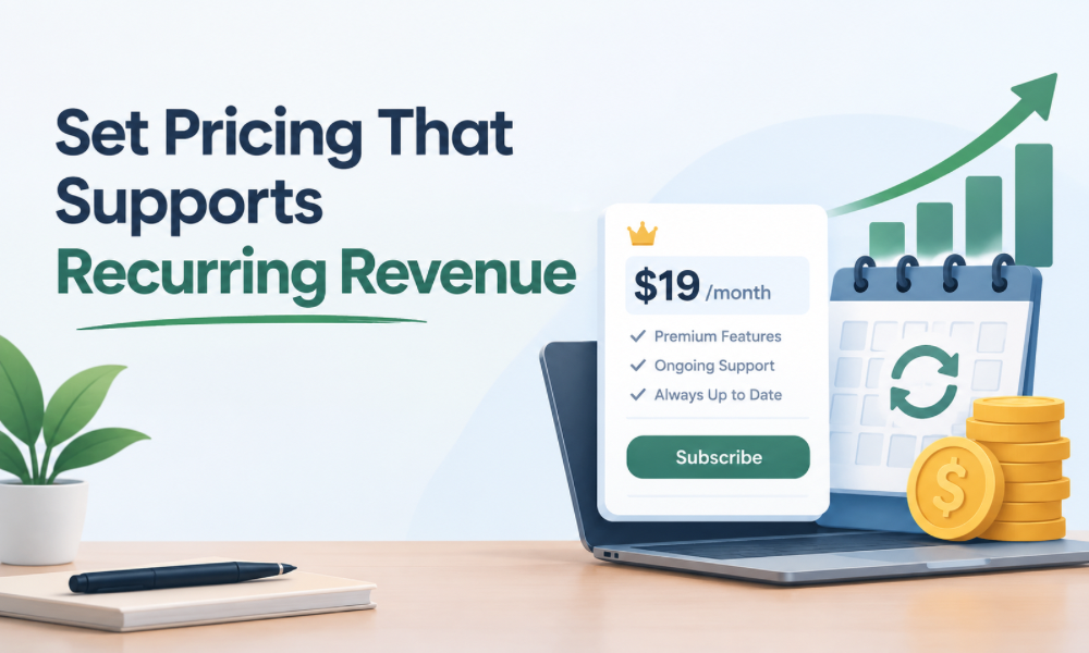 Set Pricing That Supports Recurring Revenue