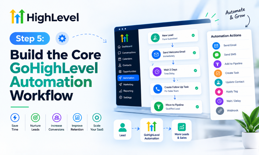 Step 5: Build the Core GoHighLevel Automation Workflow
