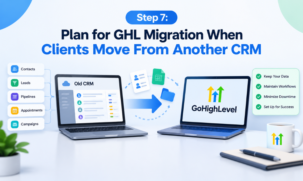 Step 7: Plan for GHL Migration When Clients Move From Another CRM