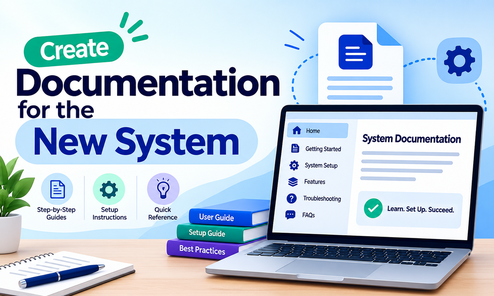 Create Documentation for the New System